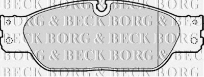 BORG & BECK bbp1869 -  Комплект тормозных колодок, дисковый тормоз